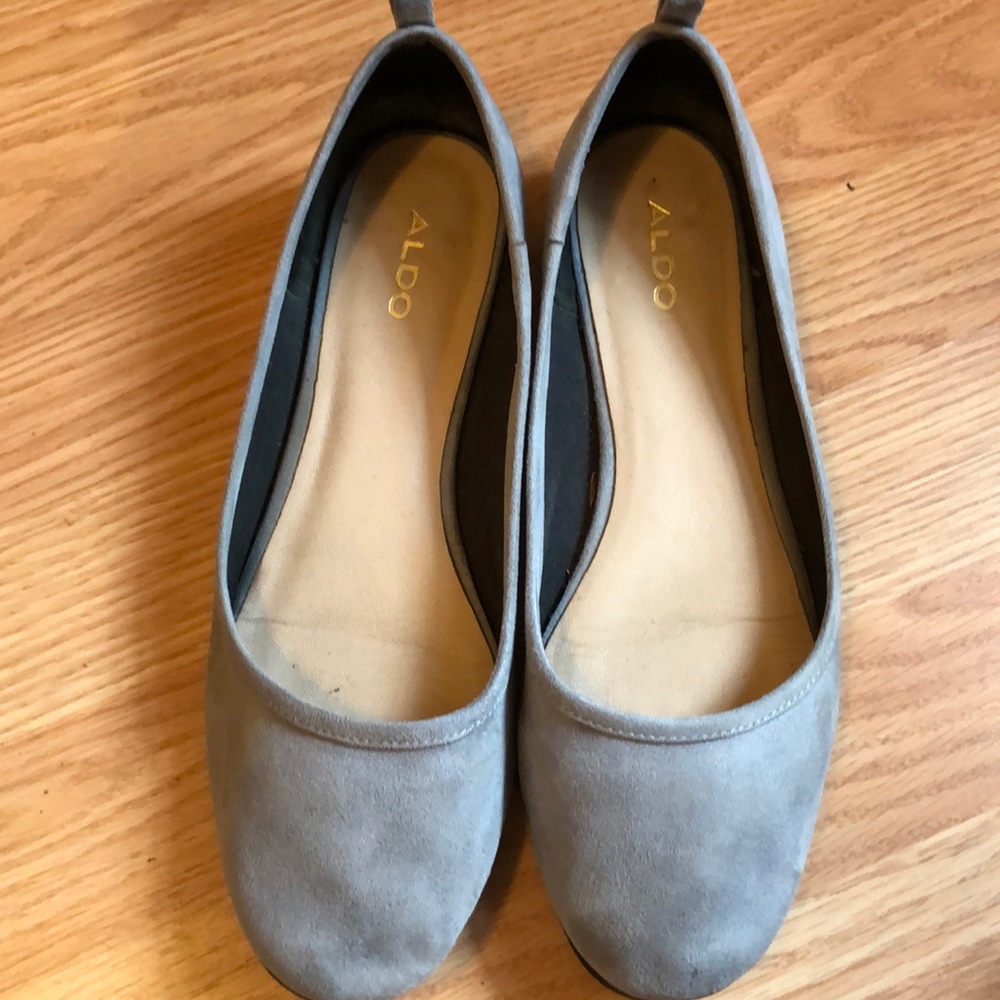Aldo suede ballet flats